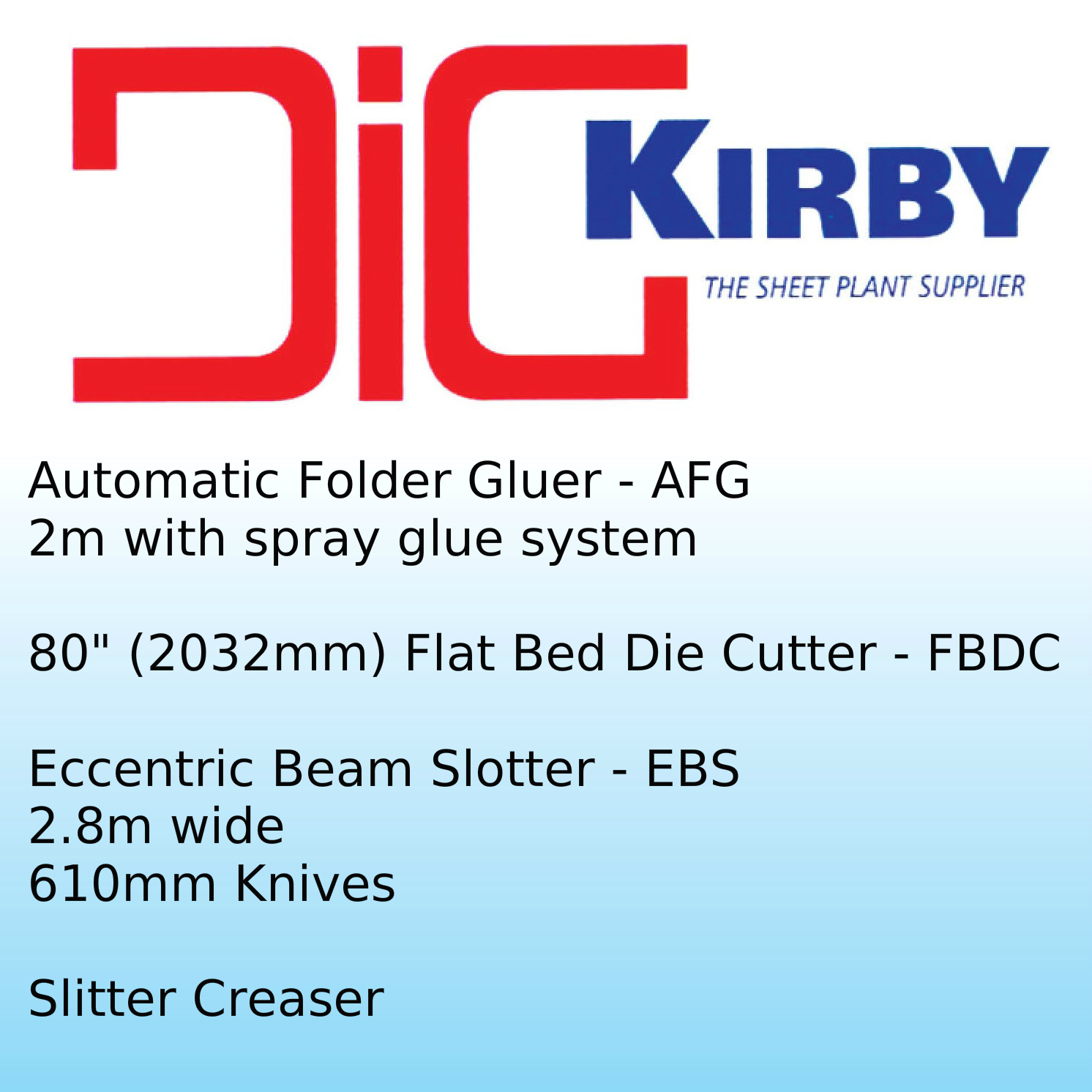 Products DIG Corrugated Machinery